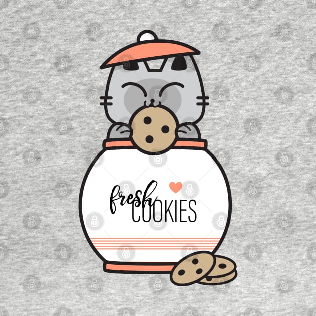 Cookie Jar Cat by plattercats